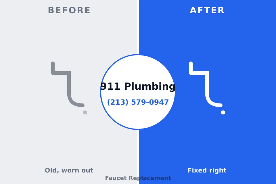 Before and after: plumbing company Santa Maria, CA